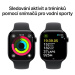 Apple Watch Series 10 Cellular 46mm Klavírně černý hliník s černým sportovním řemínkem M/L