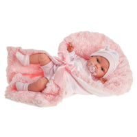 Antonio Juan 7030 TONETA - realistická panenka miminko se zvuky a měkkým látkovým tělem - 34 cm