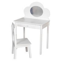 Kosmetický stolek 72,5 x 48,5 x 50 cm se židlí