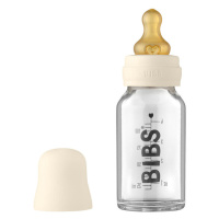 Bibs Baby Bottle skleněná láhev Ivory 110 ml