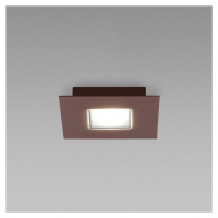 Fabbian Fabbian Quarter - hnědé LED stropní svítidlo 2zdr