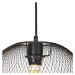 Moderní závěsná lampa černá 3-světlo - Mesh Ball