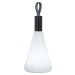 Bílo-černá LED stolní lampa (výška 31,5 cm) Prian – Fischer & Honsel