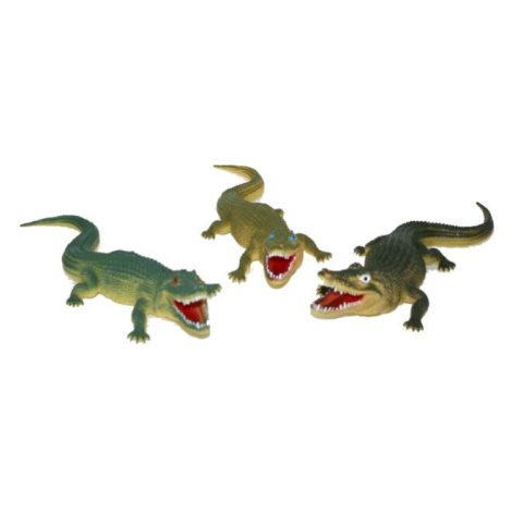 Krokodýl 3 druhy 38 cm