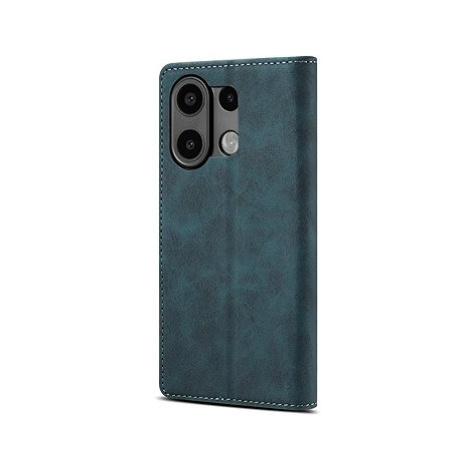 Lenuo Leather flipové pouzdro pro Xiaomi Redmi Note 13, modrá