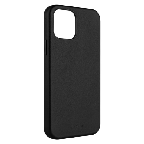 FIXED MagLeather kožený kryt s MagSafe Apple iPhone 12/12 Pro černý