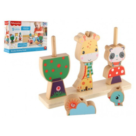 Puzzle 3D dřevěné 9 dílků Teddies