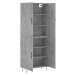 vidaXL Skříň highboard betonově šedá 69,5x34x180 cm kompozitní dřevo