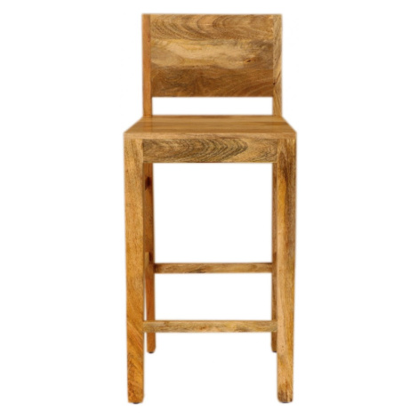 indickynabytek.cz - Barová židle Hina 45x105x45 z mangového dřeva LAKŠMI