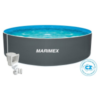 Bazén Marimex Orlando 3,05x0,91 m s příslušenstvím - motiv šedý