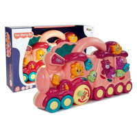 mamido Dětská interaktivní lokomotiva růžová
