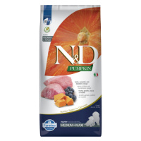 N&D Pumpkin Dog Puppy Medium/Maxi Lamb&Blueberry 12kg