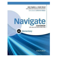 Navigate Elementary A2 Coursebook with DVD-ROM and OOSP Pack - Jake Hughes, Katie Wood, Paul Dum