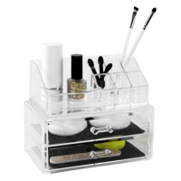 Compactor Organizér na kosmetiku – 2 zásuvky, horní úložný díl, čirý plast