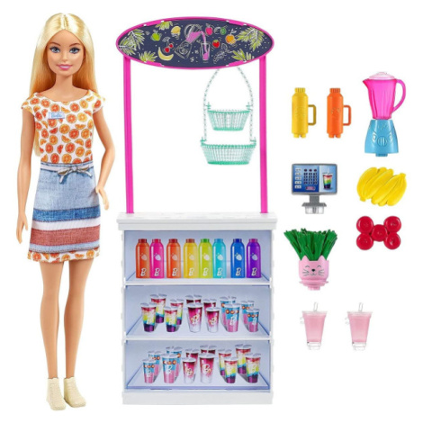 Barbie Smoothie stánek s panenkou GRN75 - 73-GRN75 Mattel