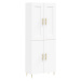 vidaXL Skříň highboard bílá 69,5 x 34 x 180 cm kompozitní dřevo