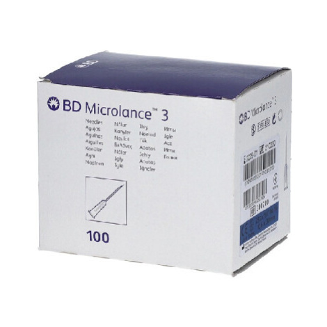 BD Microlance Inj. jehla 23G 0.60x30 modrá 100ks