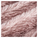 Deka - přehoz na pohovku z mikrovlákna TERCA 200x220 cm růžová Mybesthome