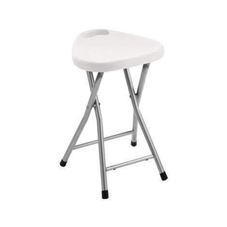 GEDY Koupelnová stolička 30x46,5x29,3 cm, bílá