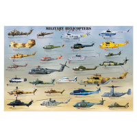 Plakát, Obraz - Military helicopters