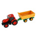 Teddies Traktor Zetor RC s valníkem plast 42cm