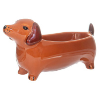 Porcelánová dekorativní mísa 5x14 cm Sausage Dog – Sass & Belle