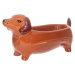 Porcelánová dekorativní mísa 5x14 cm Sausage Dog – Sass & Belle