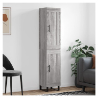 vidaXL Skříň highboard šedá sonoma 34,5 x 34 x 180 cm kompozitní dřevo