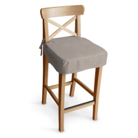 Dekoria Sedák na židli IKEA Ingolf - barová, šedo-béžová, barová židle Ingolf, Etna, 705-09