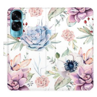 iSaprio Flip pouzdro Succulents Pattern pro Honor 90 Lite 5G