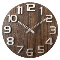 JVD Nástěnné hodiny dřevěné HT97.3