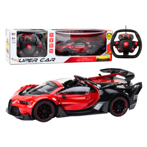 RC sportovní auto 1:12 otevírací dveře červená