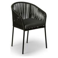 Sada 2 černých zahradních židlí Bonami Selection Trapani