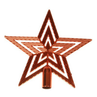 Vánoční Špička na stromek - hvězda lesk, v. 20 cm