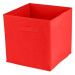 Dochtmann Box do kallaxu, úložný, textilní, červený, 31 × 31 × 31 cm