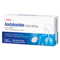 Dr. Max Acetylcystein 600 mg 10 šumivých tablet
