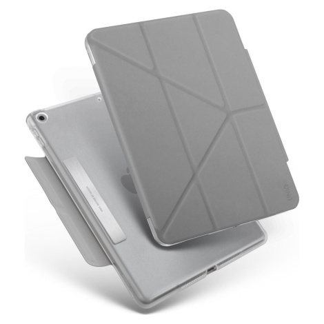 UNIQ Camden Antimikrobiální pouzdro iPad 10.2" šedé