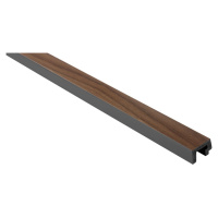 Obkladová lamela levé ukončení Fineza Slat Large Dark oak 270x3,6 cm SLAT03DOL