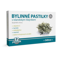 Medpharma Bylinné pastilky bez cukru islandský lišejník 12 ks