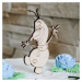 Dřevěná ozdoba na dort - Olaf z pohádky Frozen