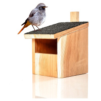Blumfeldt Ptačí budka, závěsná, asfaltová střecha, červené cedrové dřevo