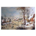 Obrazová reprodukce Winter Landscape with Birdtrap, 1601, Brueghel, Pieter the Younger, 40x26.7 