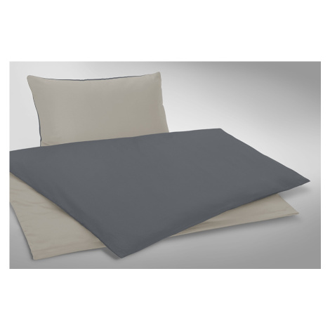 Povlečení Mirabell Grafit/Warm grey polštář 50x70 cm