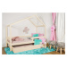Vyspimese.CZ Dětská postel Elsa se zábranou a přistýlkou Rozměr: 90x200 cm, Barva: bílá