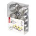 LED dekorace EMOS DCCV12 ZY2150 čajová svíčka stříbrná CR2032 (blistr 6ks)