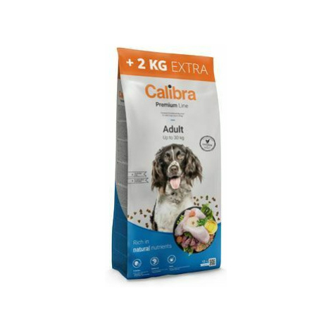 Calibra Dog Premium Line Adult 12+2kg sleva +2 kg zdarma
