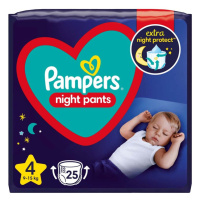 PAMPERS Night Pants 4 9-15 kg 25 ks