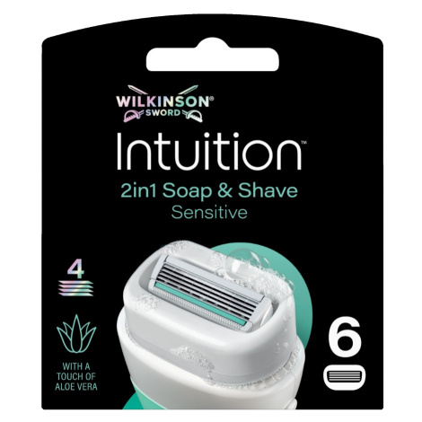 Wilkinson Intuition 2v1 Soap & Shave Sensitive náhradní hlavice 6 ks