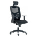 ALBA Kancelářská židle YORK síť s 3D PDH a područkami, BLACK 27