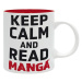Hrnek Manga - Keep calm and read manga